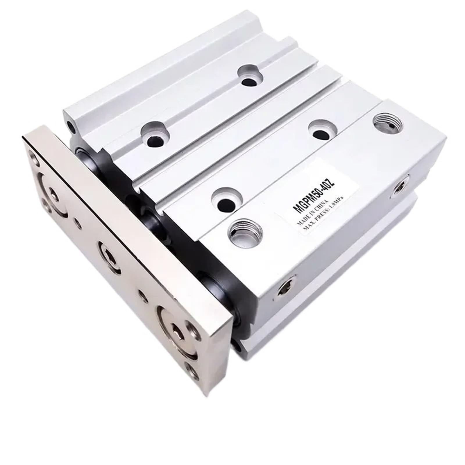Vérin pneumatique compact MGPM50 anti-torsion double effet alésage 50mm avec guide
