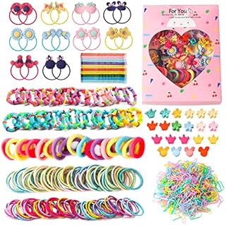 1221Pcs Hair Clips Hair Barrettes Set, Hair Accessories Gift Girls Hair Clips and Hair Elastic Bands Set ,Headdress Flower Hair Clip Elastic Rubber Hair Ties