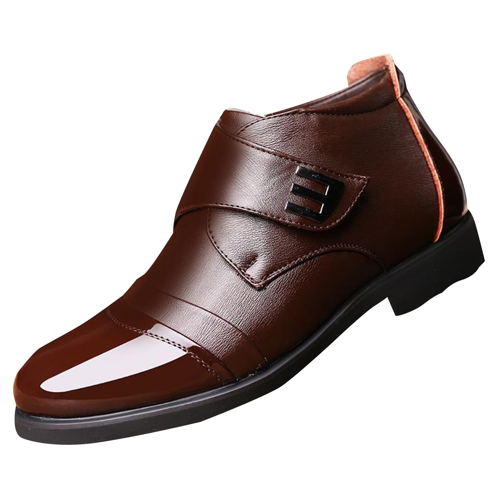 Scarpa Pelle Uomo Oxfords Derby Elegante Scarpa Da Città Scarpa Pelle Dressing Classico Vintage Casual Commerciale Moda per Camminare Costume
