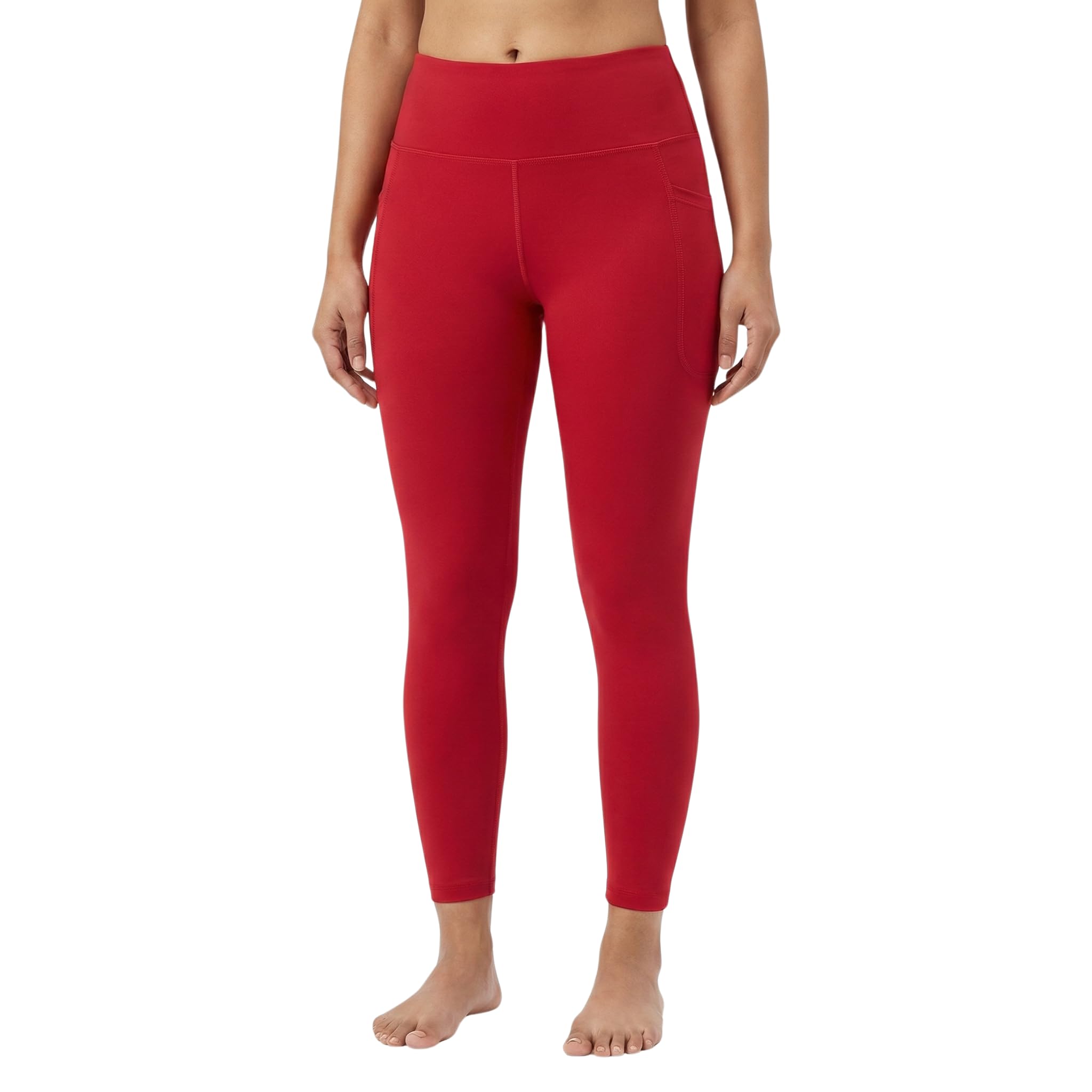 Women’s High-Waist 7/8 Leggings with Single Pocket | Comfort Fit for Gym, Yoga & Everyday Wear-image-27