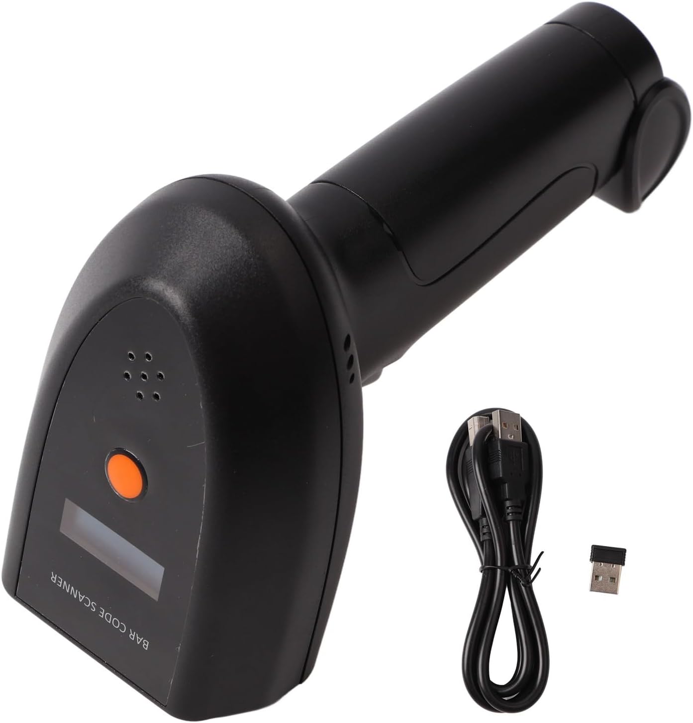 Dioche Handheld QR Code Scanner Image Bar Code Reader Wireless Handheld Barcode Scanner Easy and Fast Sturdy QR Code Reader for Warehouse Supermarket