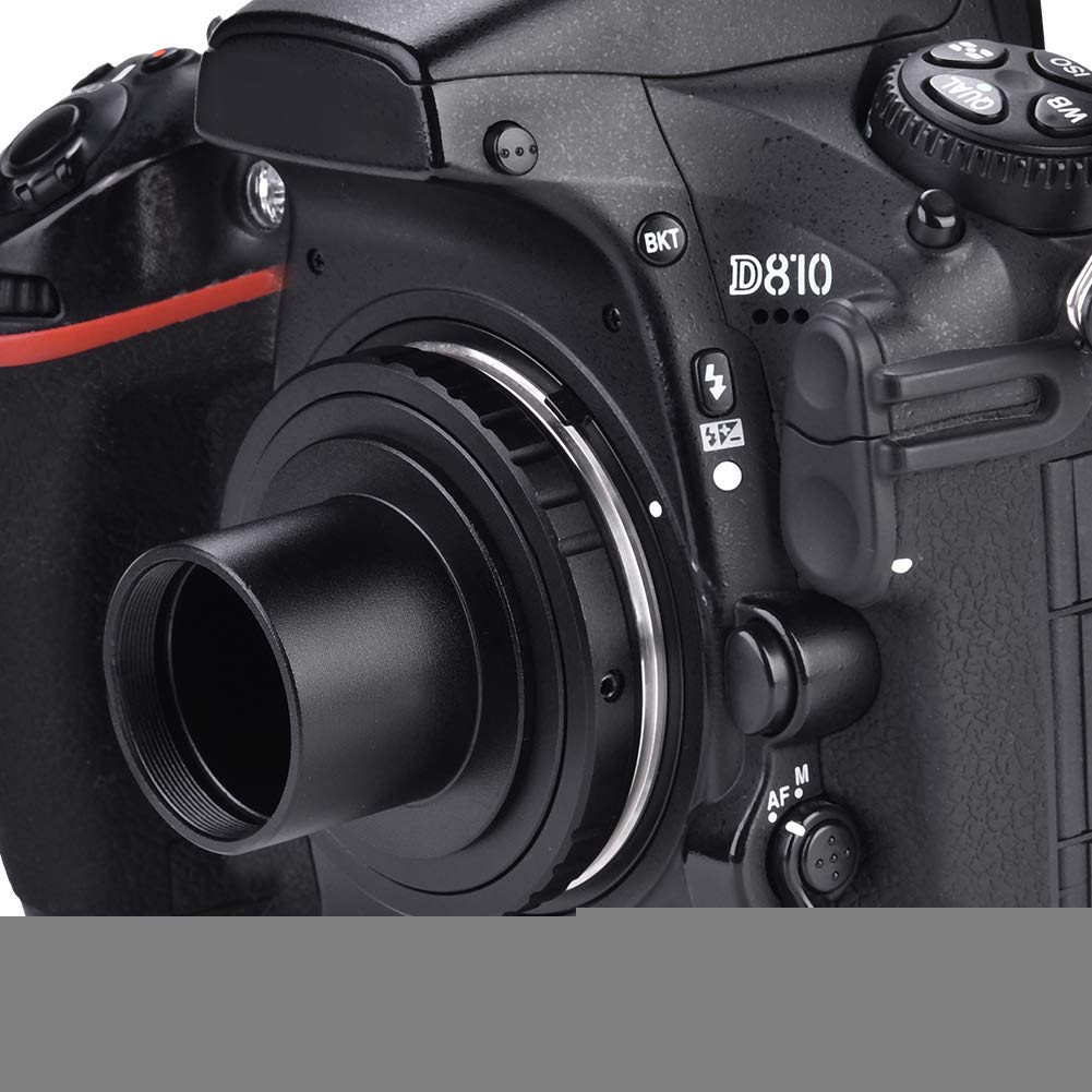 Amazon | 1.25インチ望遠鏡Tアダプターリング、ニコンD90、D80、D70