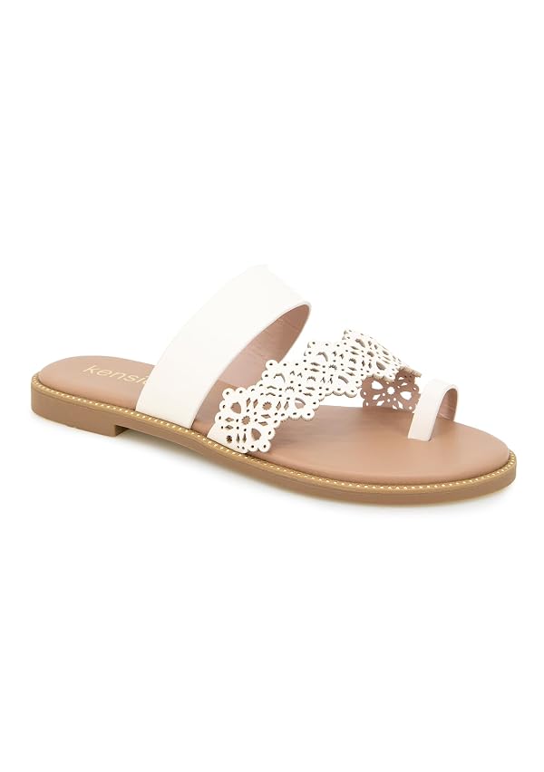 Kensie MARIANNA, OFF WHITE, 7.5 by kensie - Used condition - US$23.84