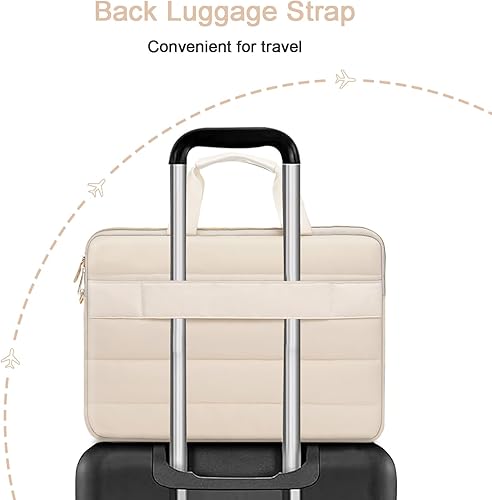 Miniatura 6 de MOSISO Bolsa de hombro para laptop, de 15 a 15.6 pulgadas, compatible con MacBook Pro de 16 pulgadas, HP, Dell, Lenovo, Asus, funda horizontal de