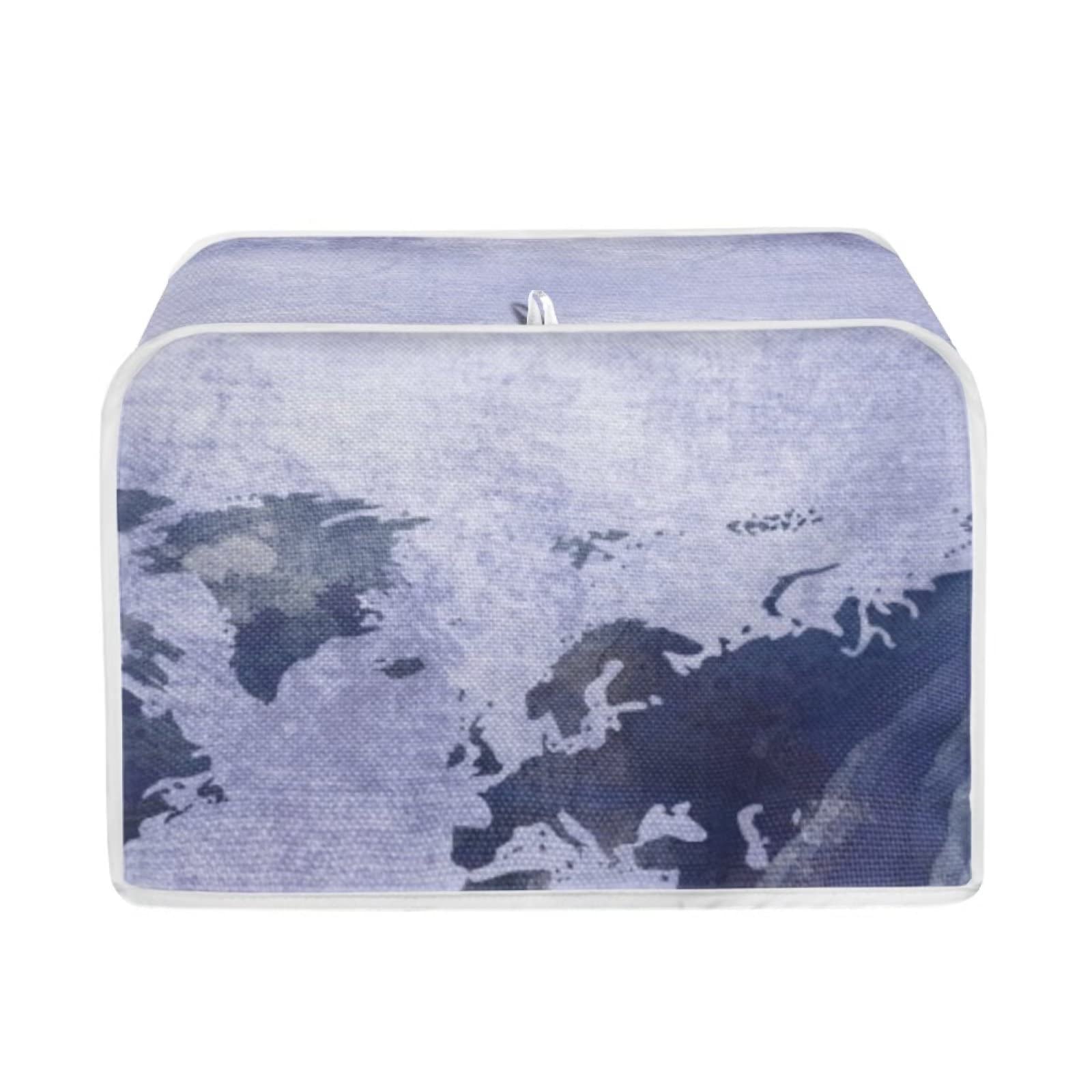 Map Long Slot Toaster Cover, Two Slice Kitchen Broiler Organizer Bag witn Universal Size