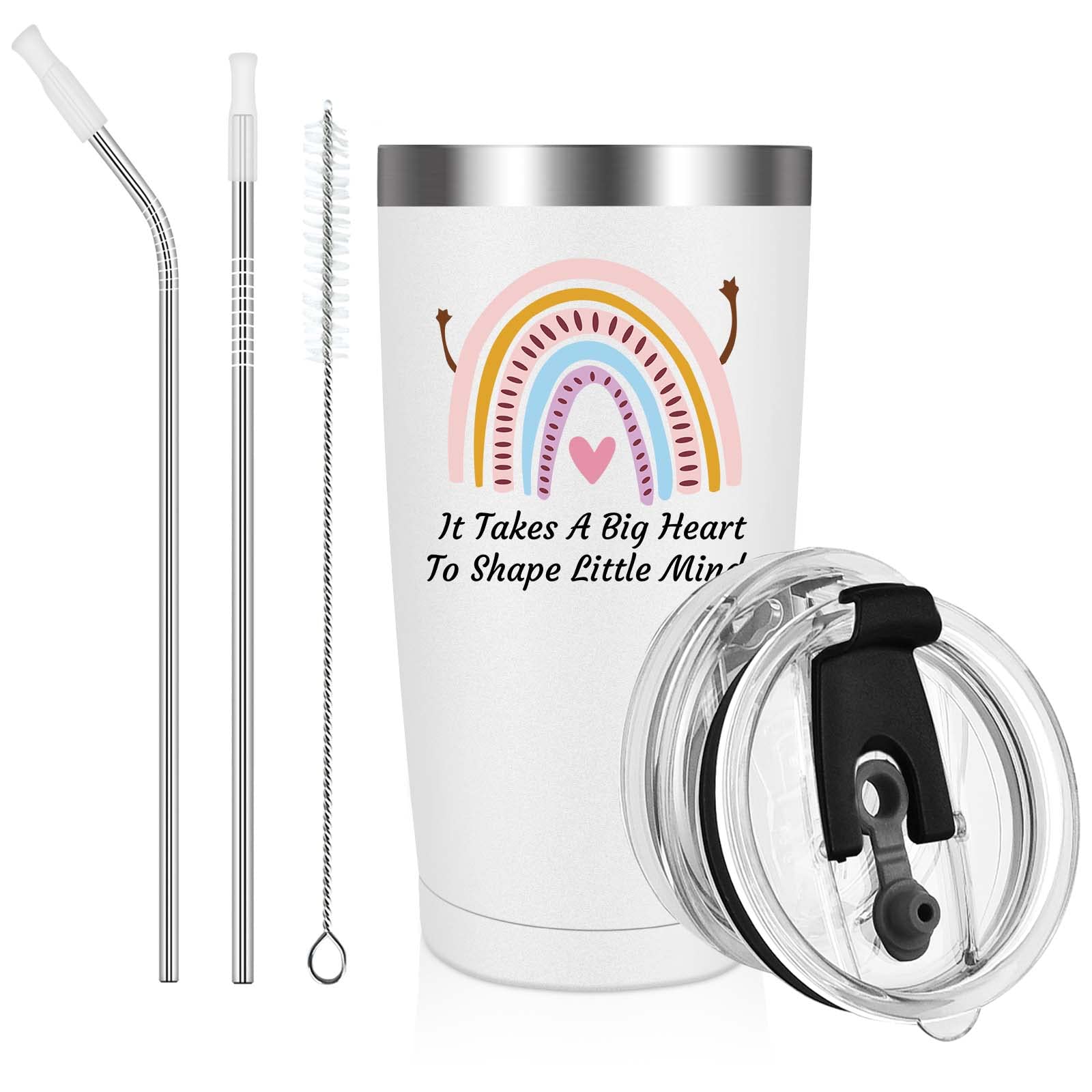 Livole Gifts for Teachers Thankyou Teacher Gift, Best Teacher Gifts, It Takes A Big Heart to Help Shape Little Minds