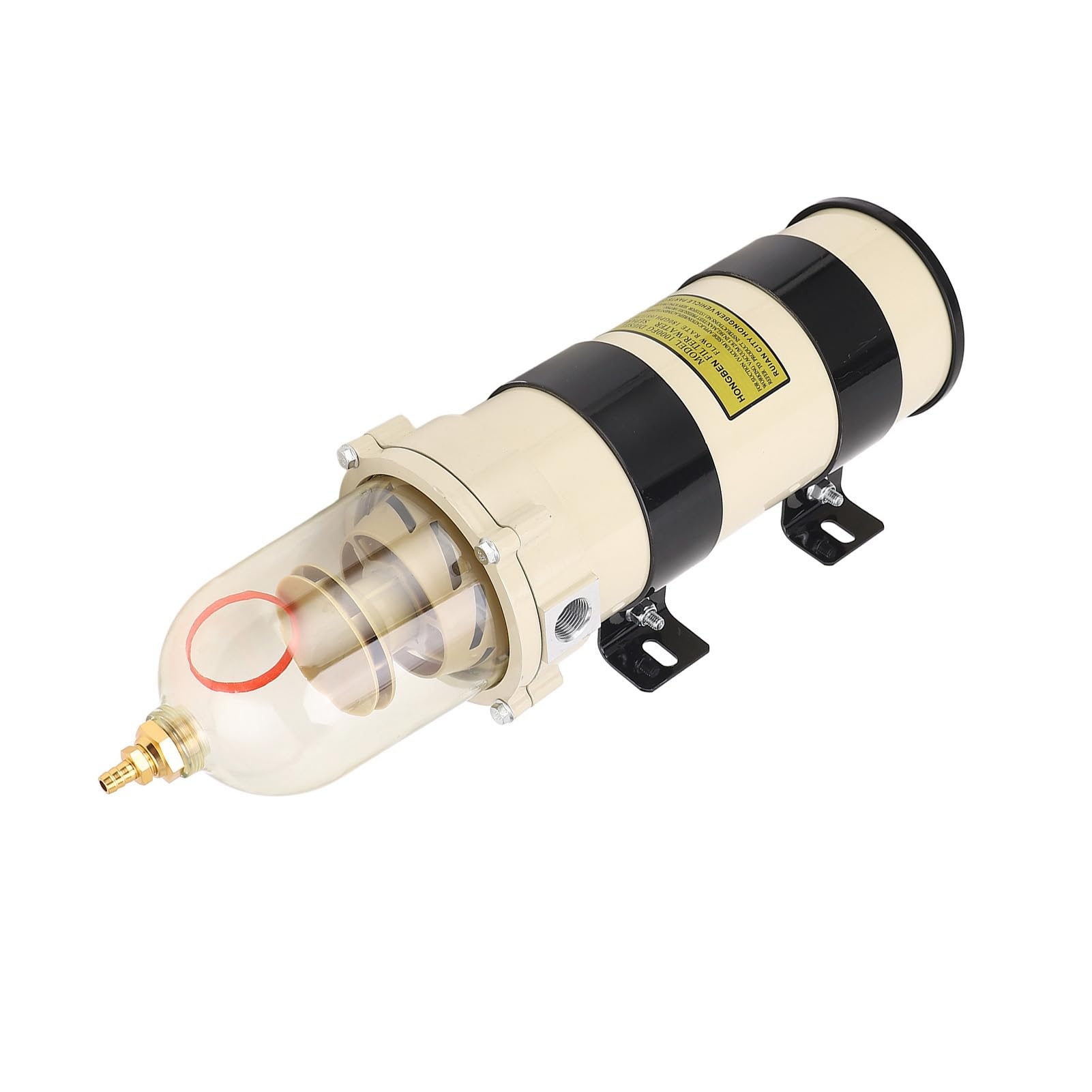 Filtro del Carburante, Separatore d'acqua 1000FG Ad Alte Prestazioni, Valutazione del Filtro 10 Micron, Larghezza 6 Pollici per Auto