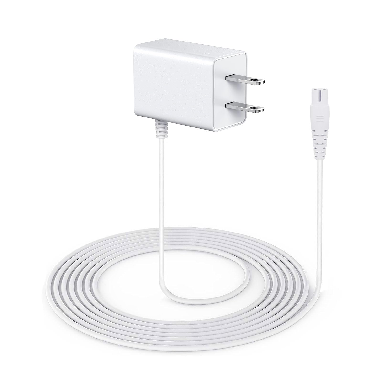 Photo 1 of 10V HV-270 Magic Wand Charger Compatible with Hitachi Magic Wand HV 270 Rechargeable Neck Massager, White Power Adapter with 5ft Long Cable