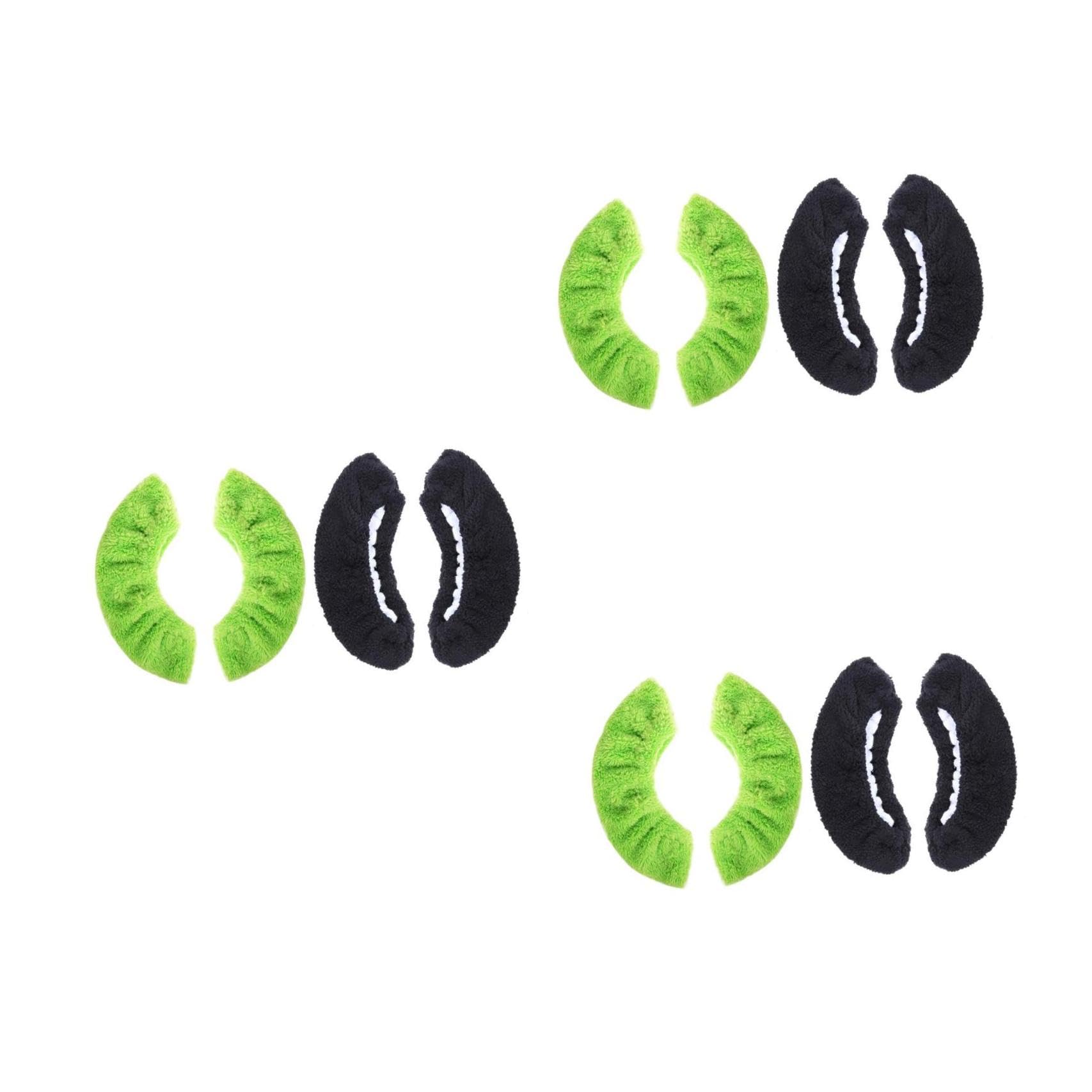 YARNOW 6paires Housses Éponge Absorbantes pour Lames De Patin à Glace Élastique Peluche pour Patinage Artistique Et Hockey