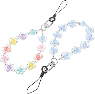 NOLITOY 2Pcs Telefones Cordão Acessórios De Telefone Charme Encantos De Telefone Kawaii Charme De Celular Bonito Charme De Telefone Telefone Celular Corrente De Telefone Celular Frisado