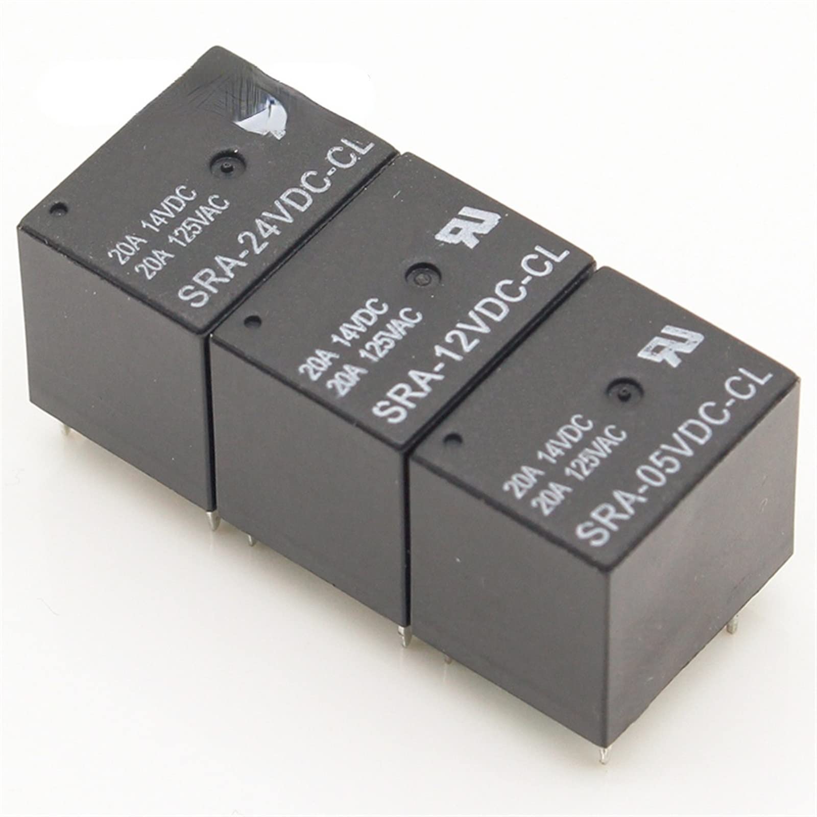 LKPEHTAGN 5PCS Power relays SRA-05VDC-CL SRA-12VDC-CL SRA-24VDC-CL 5V 12V 24V 20A 5PIN