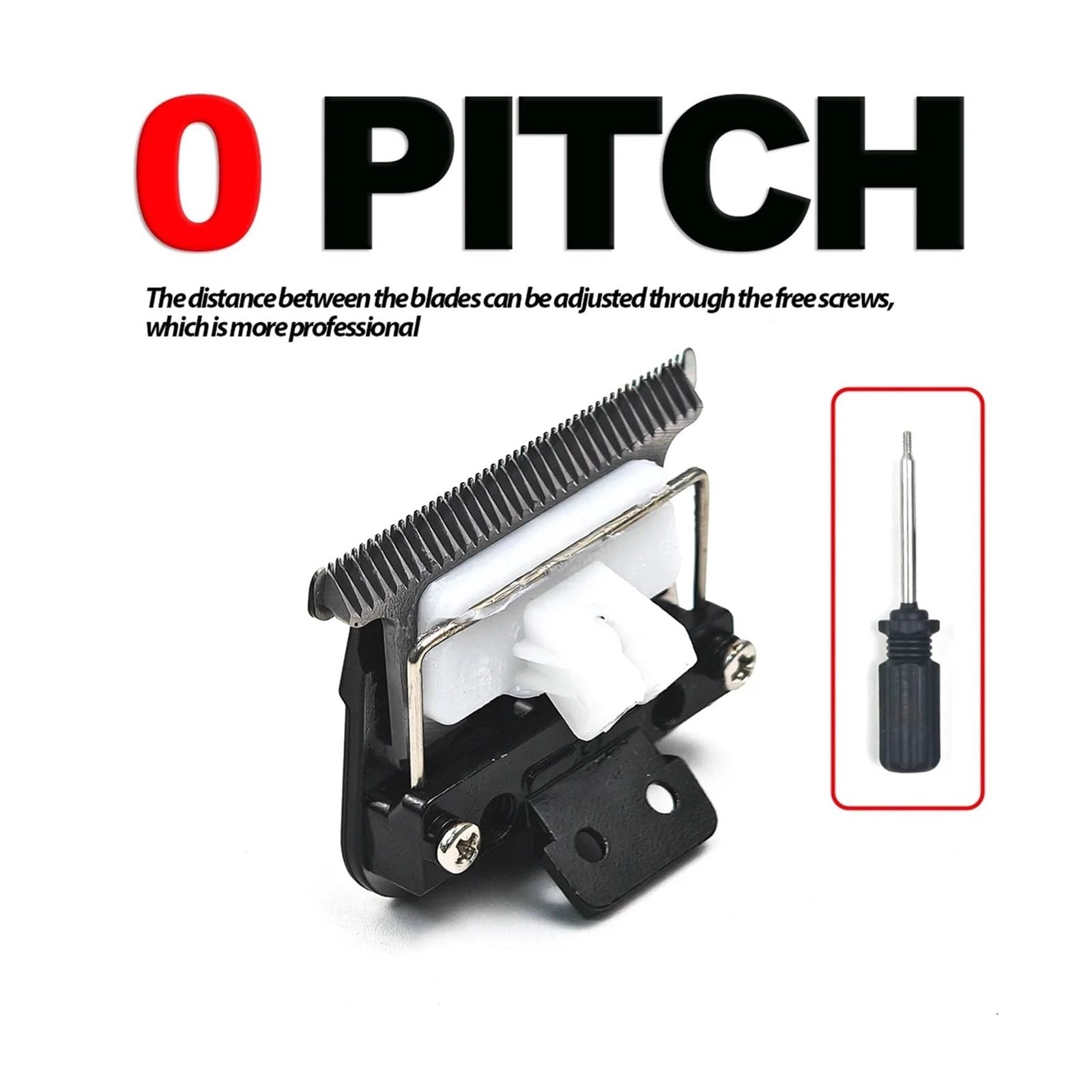 Lame De Tondeuse À Cheveux, Compatible Avec Madeshow, Compatible Avec KULILANG,M5F M10 R66 R77F, Remplacement De Tête De Coupe À Coin Ultra Fin(1PC H-blade)