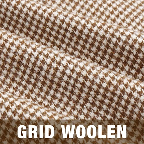 image for IDEALSANXUN Plaid Skirts for Women Trendy Fall Winter High Waist Bodyc