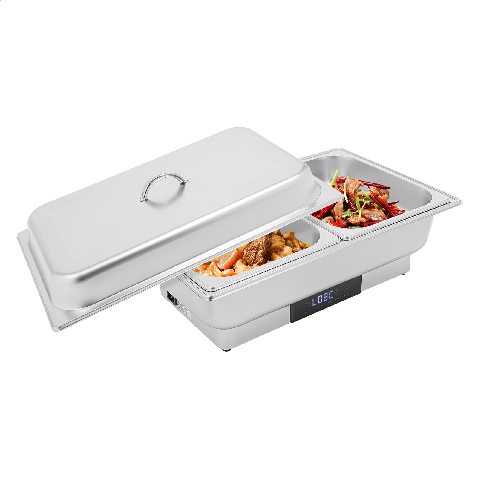 Elektrisches Chafing Dish 600W 9L Speisenwärmer 56 x 36 x 26 cm