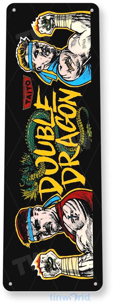 Amazon.com: Tinworld Tin Sign: Double Dragon Arcade Shop Game Room