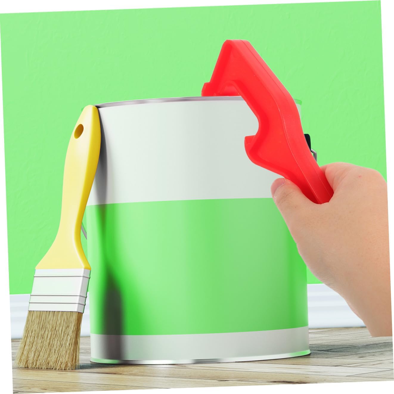 10PCS Gallon Paint Can Opener - Plastic Bucket Lid Opener - Paint Cask Lid Wrench for Home Industrial Use Kitchen Utensils and Gadgets