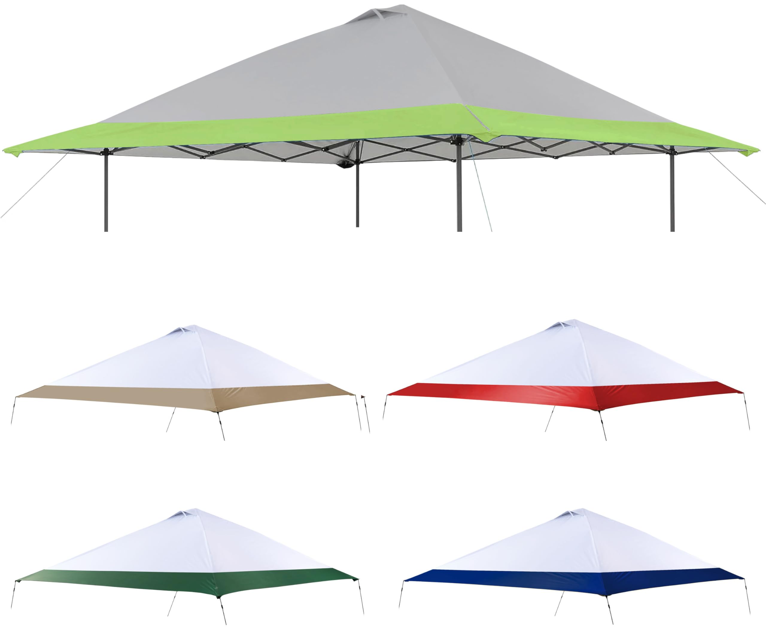 Photo 1 of SCOMANAGE Canopy Replacement Top Compatible with Coleman Oasis 13x13 Model: 1606532, 2156426, 2156428 2157498, 2622040, Compatible with Core #40155, #40363, #40325, Canopy Cover ONLY, Forest Green