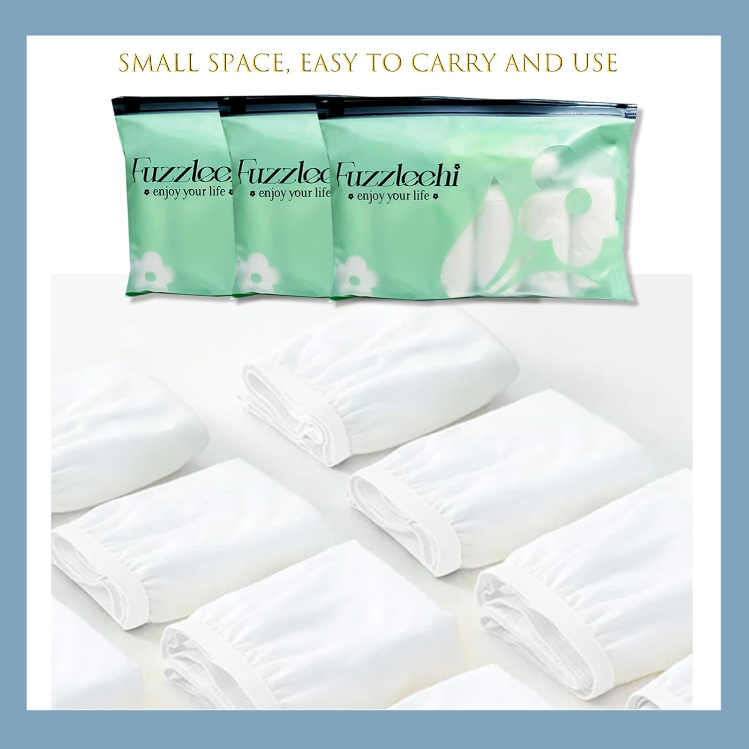 Men's Disposable Panties Underwear Travel Panties Pure Cotton Emergencies Panties for Business Trip Travel Hotel Spa Hospital Underpants White Large(7pcs/pk) - Image 6