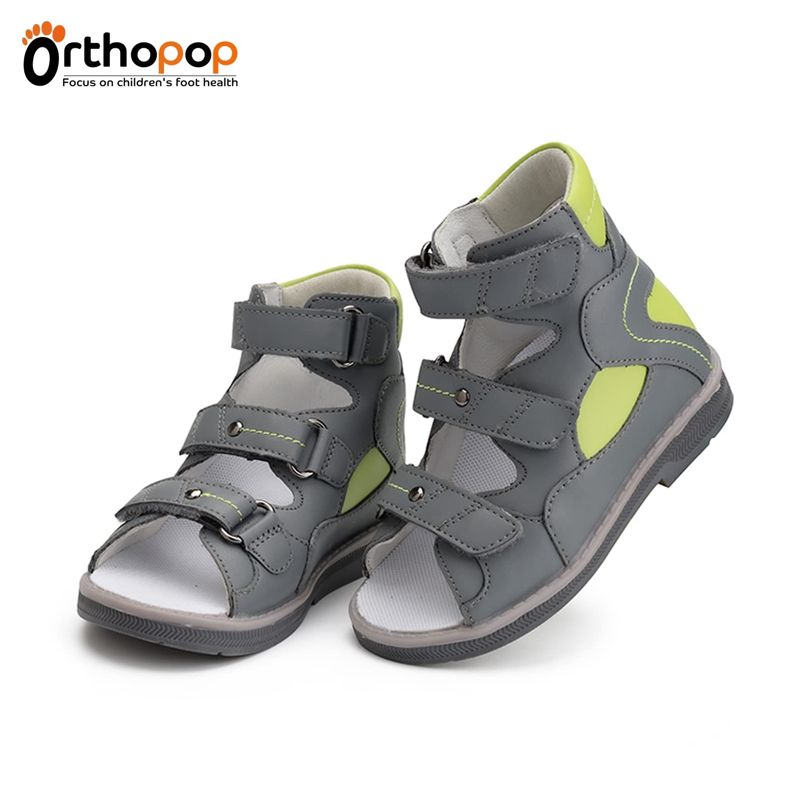 Sandalias ortopédicas para niños y niños pequeños,zapatos ortopédicos con soporte para el arco y el tobillo