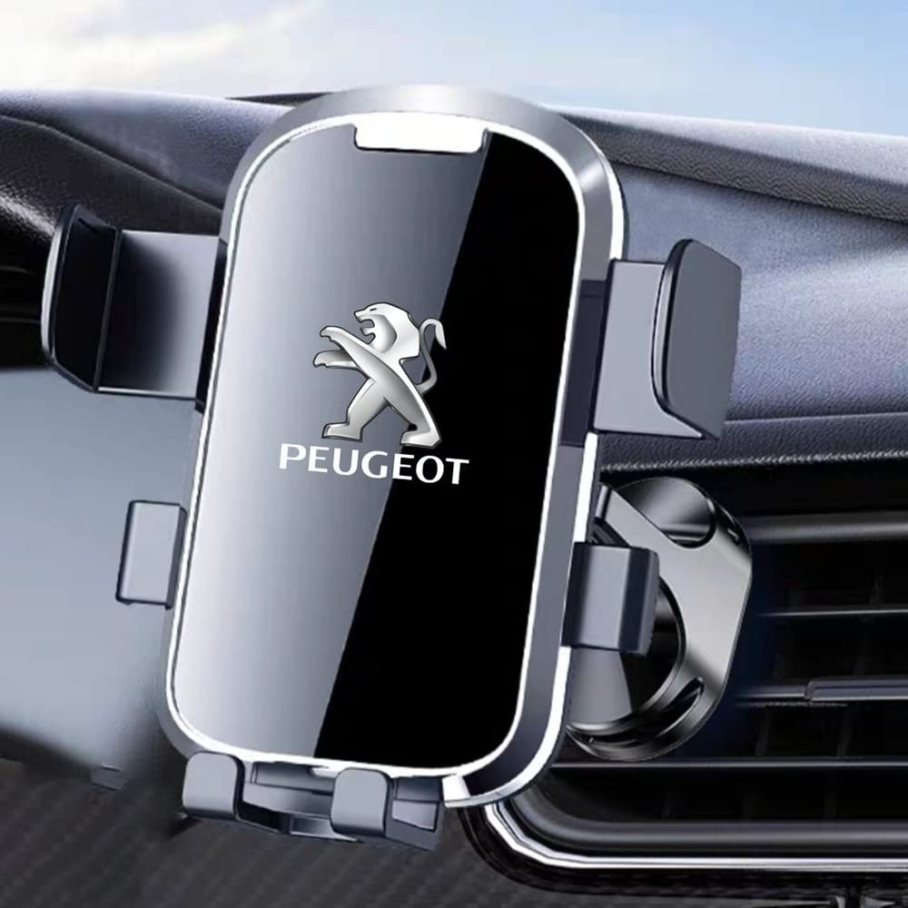 Support Téléphone Voiture Pour Peugeot Expert 3 (2016-2024) - Fixation Grille D'aération, Rotation 360°, Charge Libre - 6