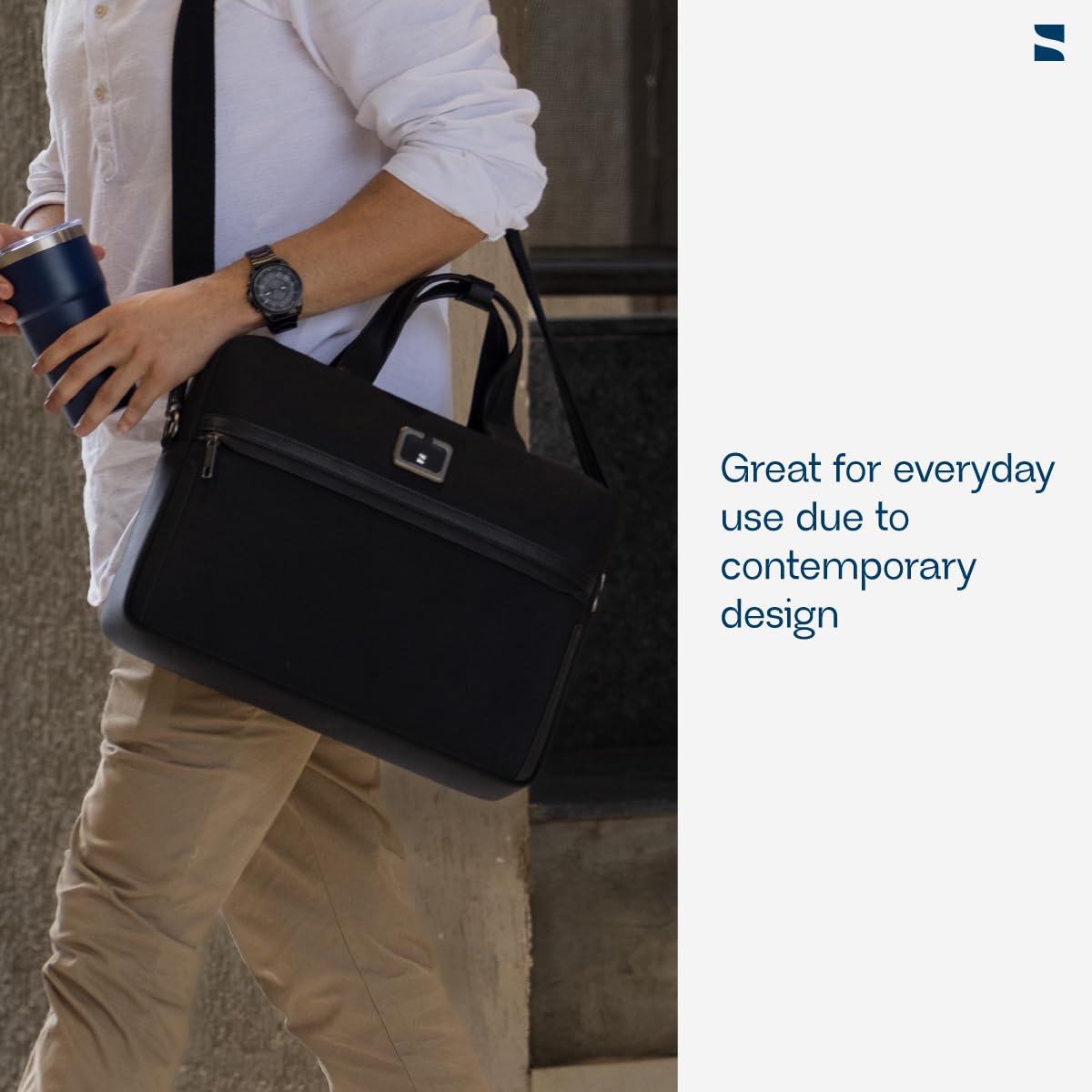 scarters Downtown Messenger | Premium 15" Laptop Bag for Men | Travel Laptop Bag with Organisation | Office Bag for Laptop 28 61dgoJrry5L. SL1200