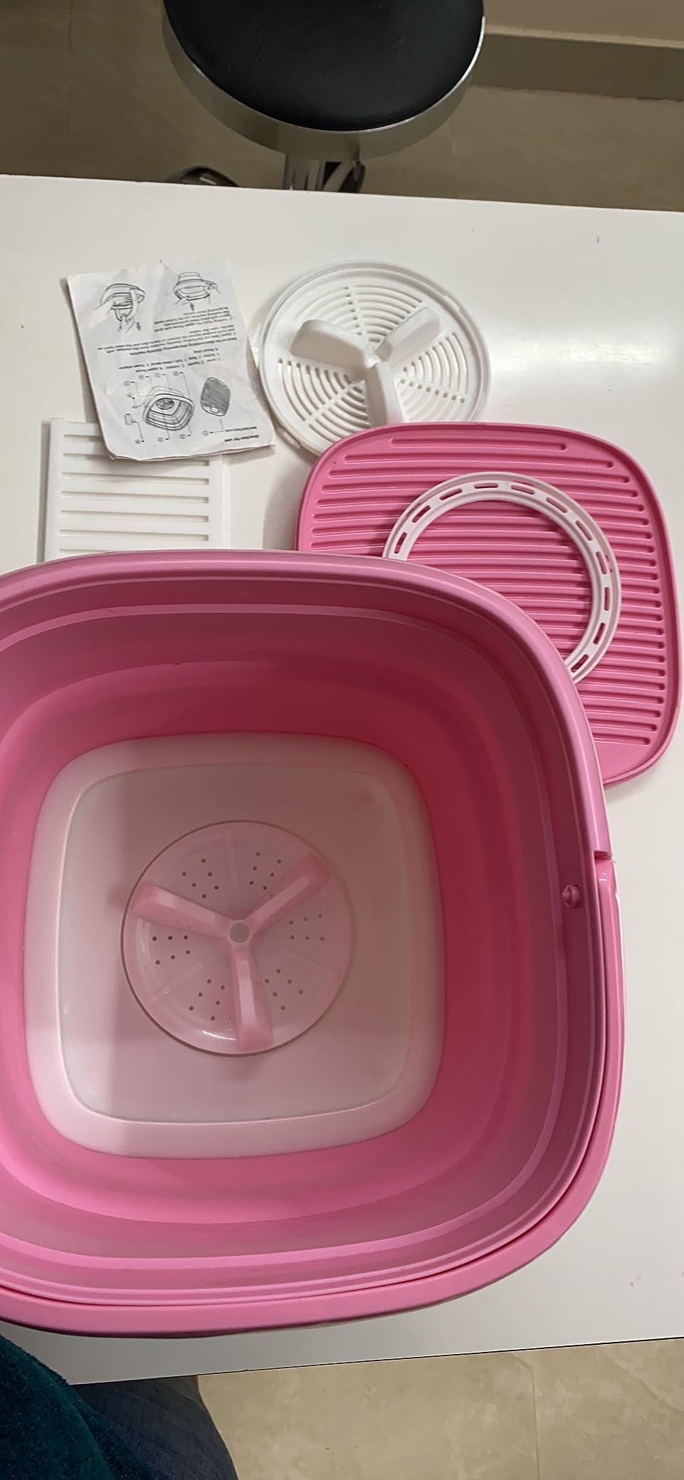 GOPINATHJI Mini Foldable Washing Machine, Portable Washing Machine