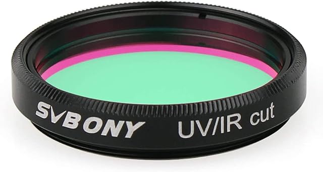 Svbony 1,25-calowy filtr UV IR Cut Ultrafioletowa blokada na podczerwień do kamery CCD Astrofotografia