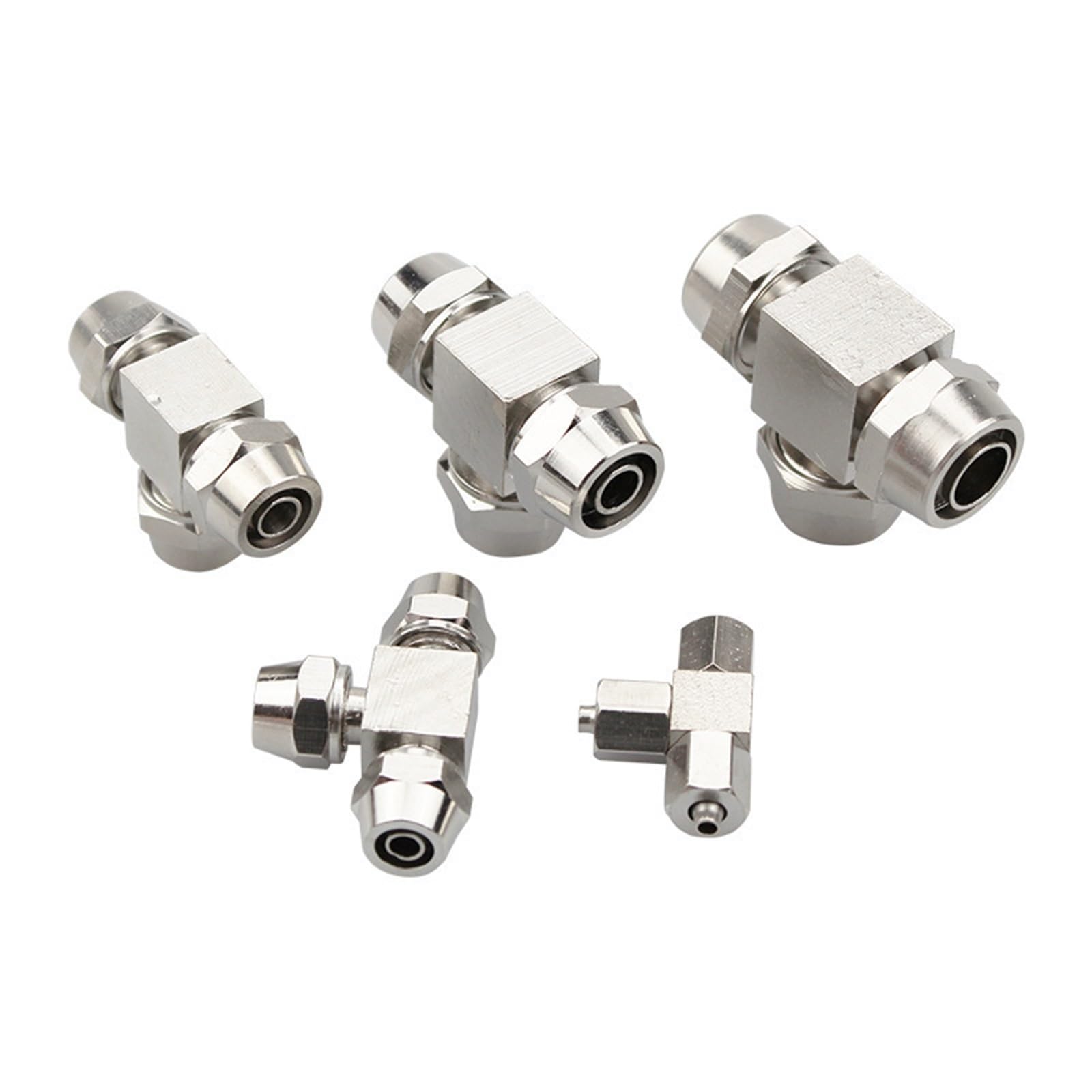 Acoplamiento rápido PE-8 de cobre de 3 vías para automatización de talleres caseros