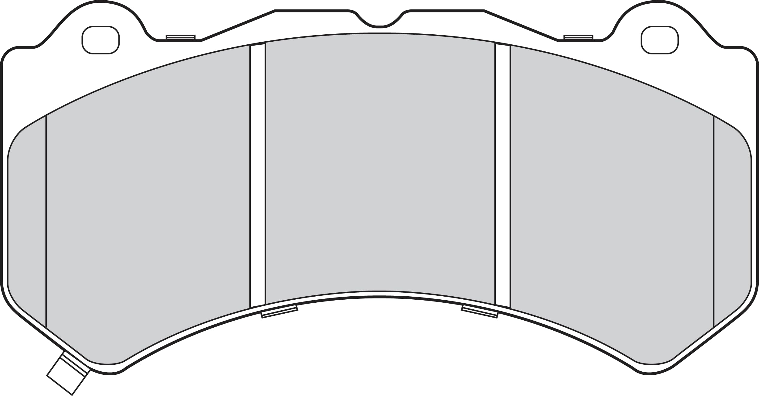 Valeo Jeu de 4 Plaquettes de Frein Essential 302801, Avant ou Arrière