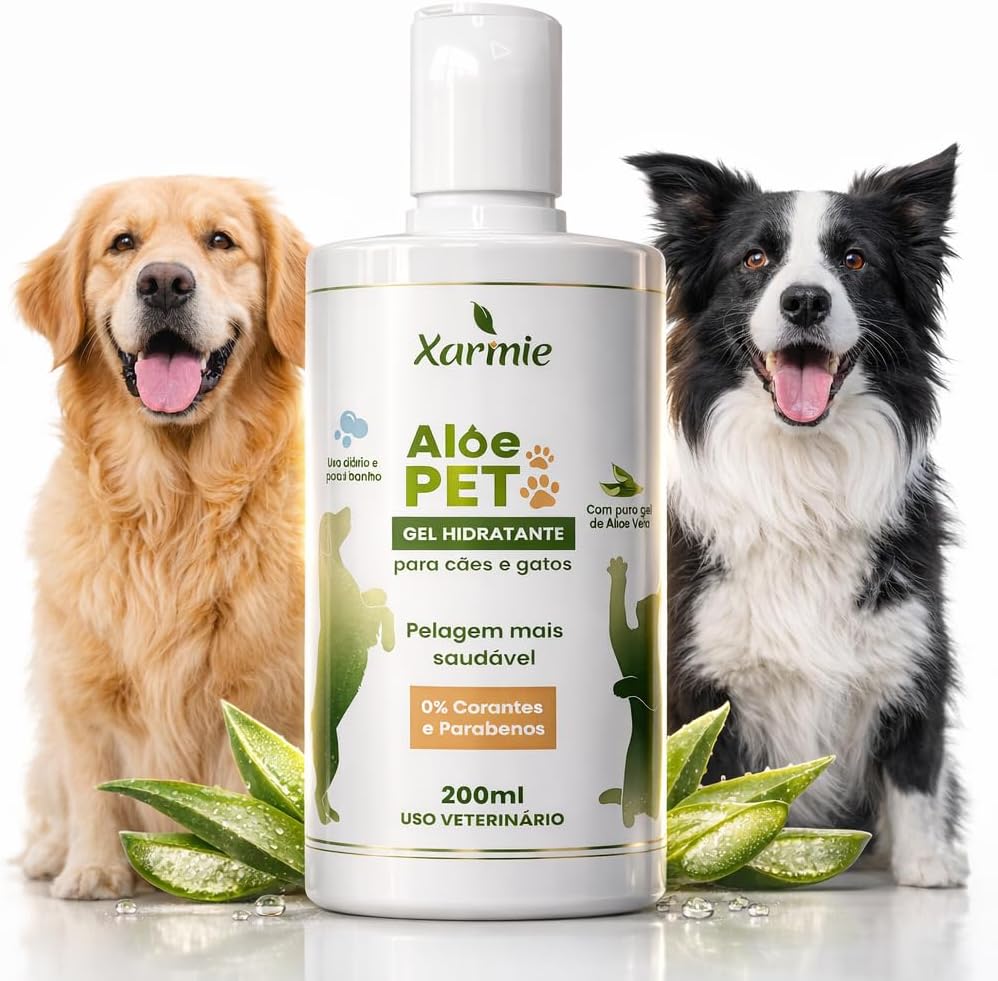 Anti Multilação Lambedura Cicatrizante Pet Natural Caes Gatos ALOE PET 200 ml