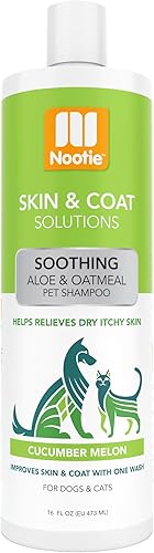 Nootie - Champú para mascotas para pieles sensibles - Revitaliza la piel seca y el pelaje - Ingredientes naturales - Sin jabón, parabenos ni disponible en Yaxa Colombia