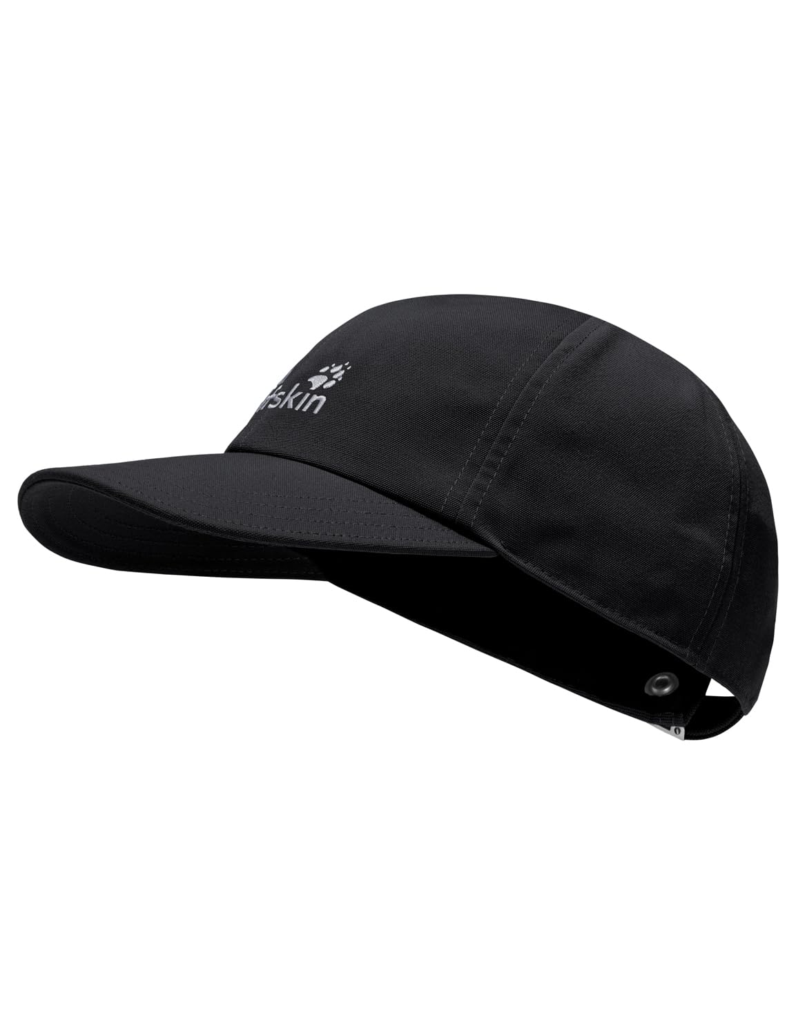Jack Wolfskin Unisex Black Baseball Cap, One Size