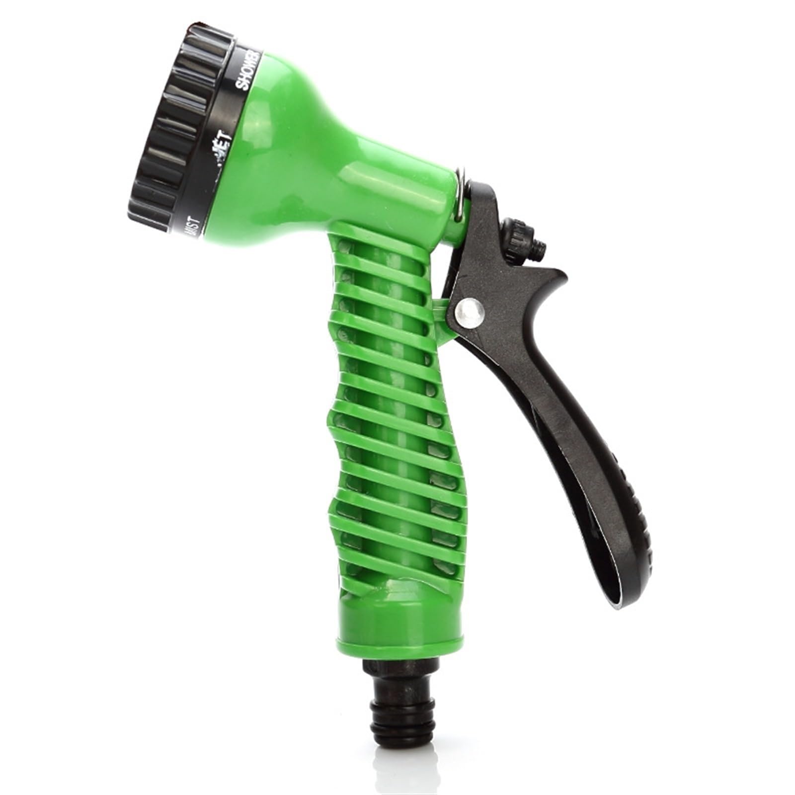 7 Stili Pistola ad acqua a spruzzo ad alta pressione regolabile Pianta da giardino Fiore Prato Irrigazione vegetale Pistola for irrigazione for strumenti domestici puliti (Color : Green)