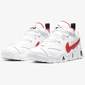 【 NIKE AIR BARRAGE LOW ホワイト/オレンジ 】 Shoes Nike Air Barrage Low EMB - Top4Running.com