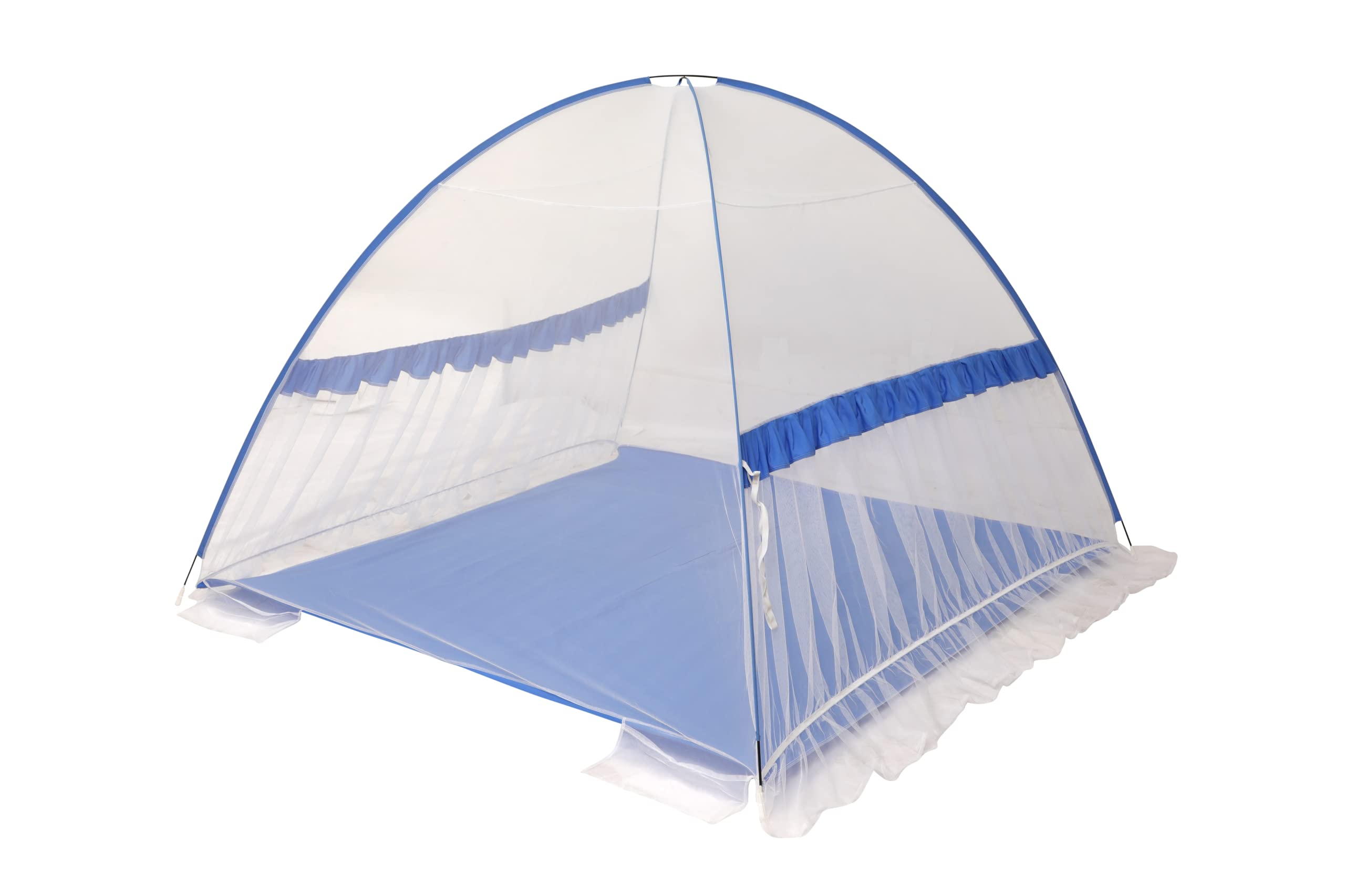 Safenet Mosquito Net for Double Size Bed with Base || Washable || Foldable || Unbreakable & Resuable Machardani Net (Cream, 72X78) (B0C247JRG5) Amazon Price History, Amazon Price Tracker