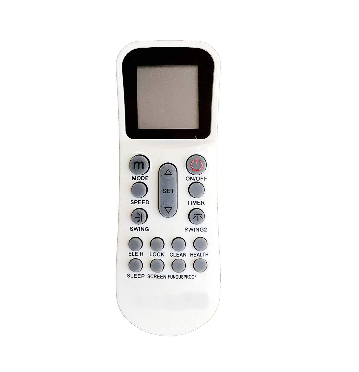 Remotex Remote Compatible For Lloyd Split/Window Ac Remote Control (Please Match The Image With Your Old Remote) - White