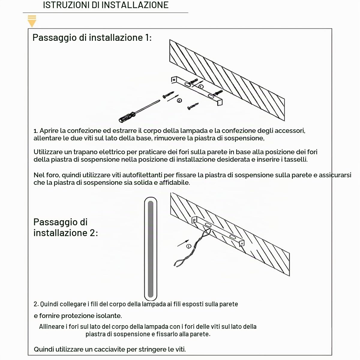 44W/120CM Applique da Parete LED Dimmerabile con Telecomando | Dimmerabile 10%-100%,3000K-6000K,Lampada da Parete Lunga Bianco 110-240V per Camera da Letto Soggiorno Hotel Scala Corridoio