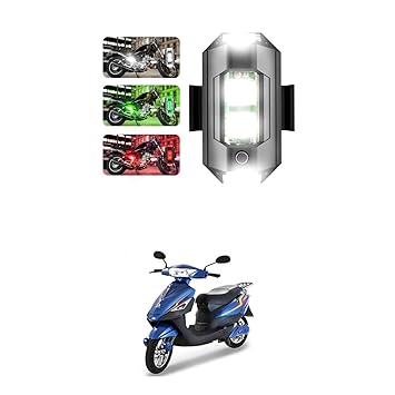 PRIKNIK Drone Strobe Lights Night Warning Lights for Motorcycles, Drones, UTV, Bicycle Compatible With For Bike Star