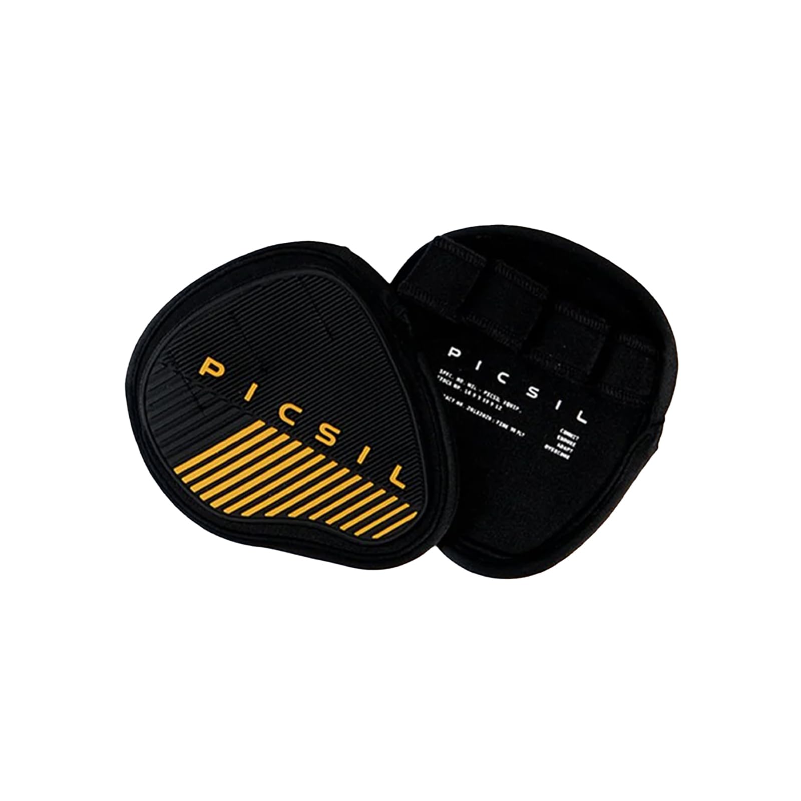 PICSIL - Fitness Grips Pads | Alternative to Gym Gloves | Strong Neoprene Grip for Weightlifting & Cross Training | Suitable for Men & Women | Design for Dumbbells and Pull Ups | One Size |