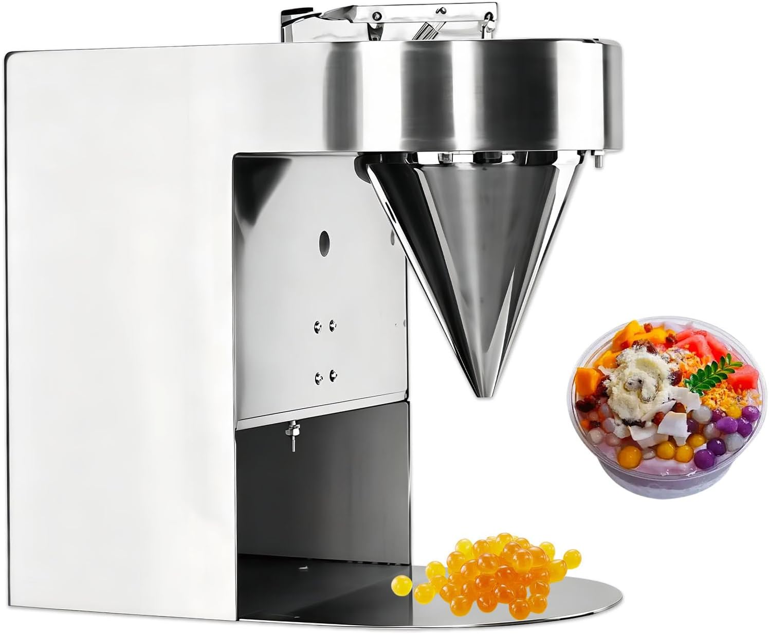 Komercyjna maszyna do robienia perełek Boba Pearl Maker do robienia perełek Boba Pearl truskawka mango Używaj w kawiarniach na imprezach lub w domu aby udekorować lody ciasta lub koktajle. Odkryj możliwości smakowe
