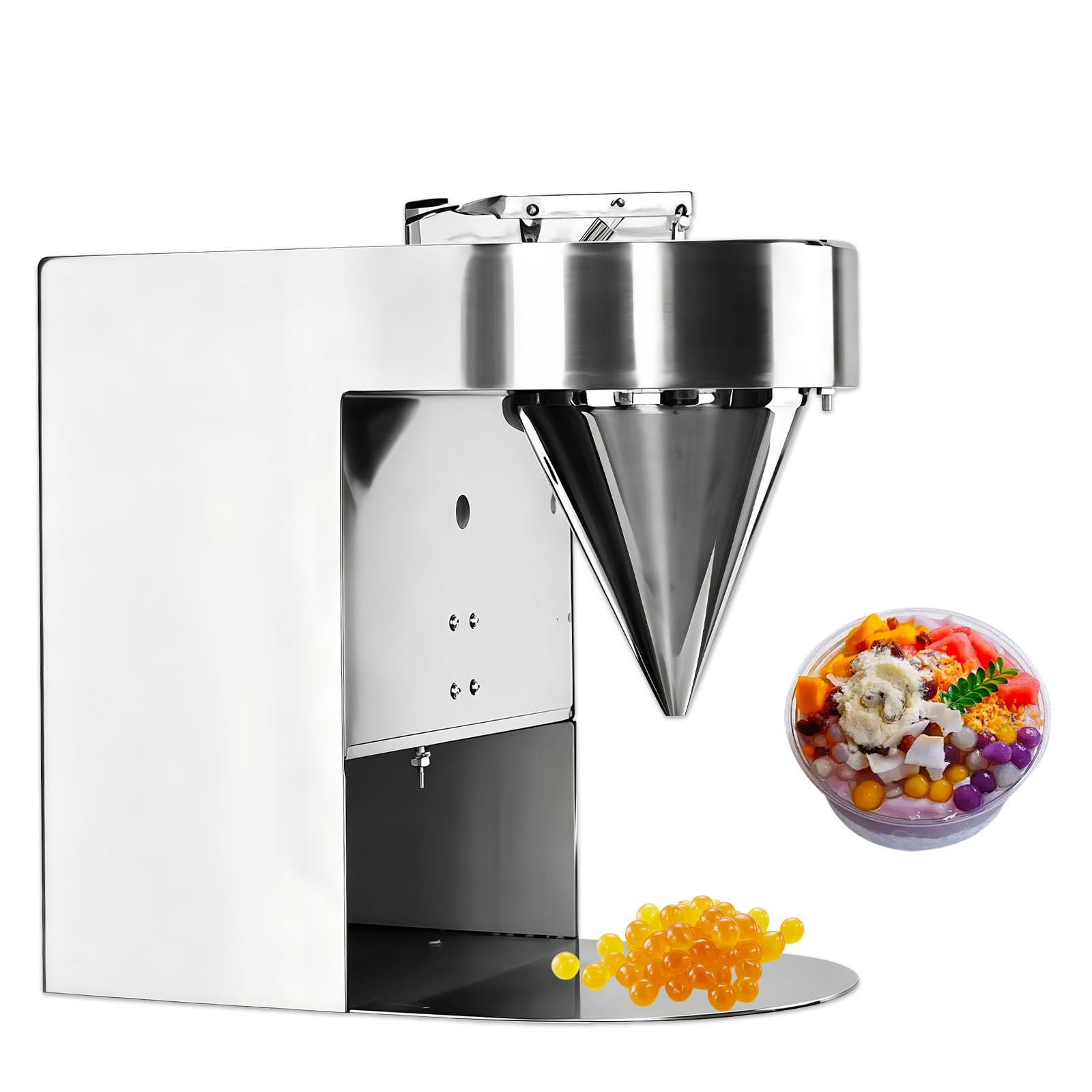 Glowdora Multicolor Commercial Boba Pearl Maker, For Popping Boba (Strawberry/Mango)