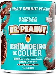 DR. Peanut Pasta de Amendoim Sabor Brigadeiro de Colher Pote 600G