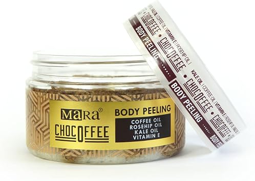 MARA COSMETICS Chocoffee Chocolate Coffee Body Peeling Containing Valuable Oils 300gr