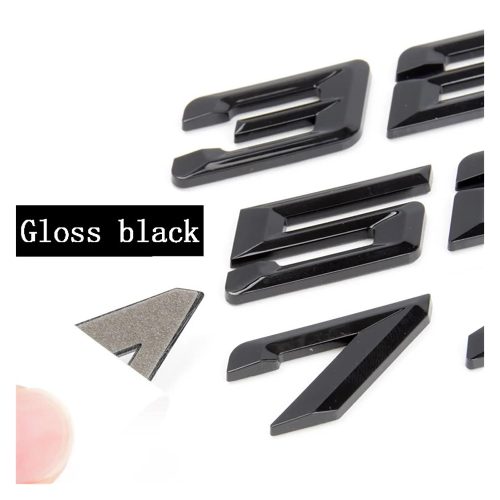 Car Trunk Logo 316i 318i 320i 325i 328i 330i 335i Badge Emblem Sticker Compatible With 3 Series E36 E46 E90 E91 E92 F30 F31 F34 G20 G21(325i Silver)