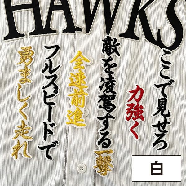 Amazon.co.jp: 福岡 ソフトバンク ホークス 刺繍ワッペン 野村 応援歌