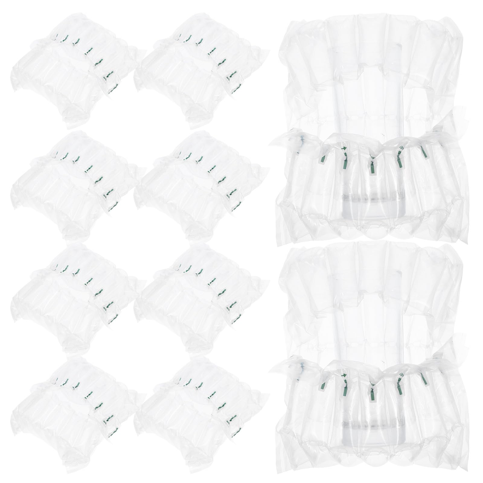 Bolsa inflable protectora para botellas de vidrio de 7 columnas y 24 unidades transparentes
