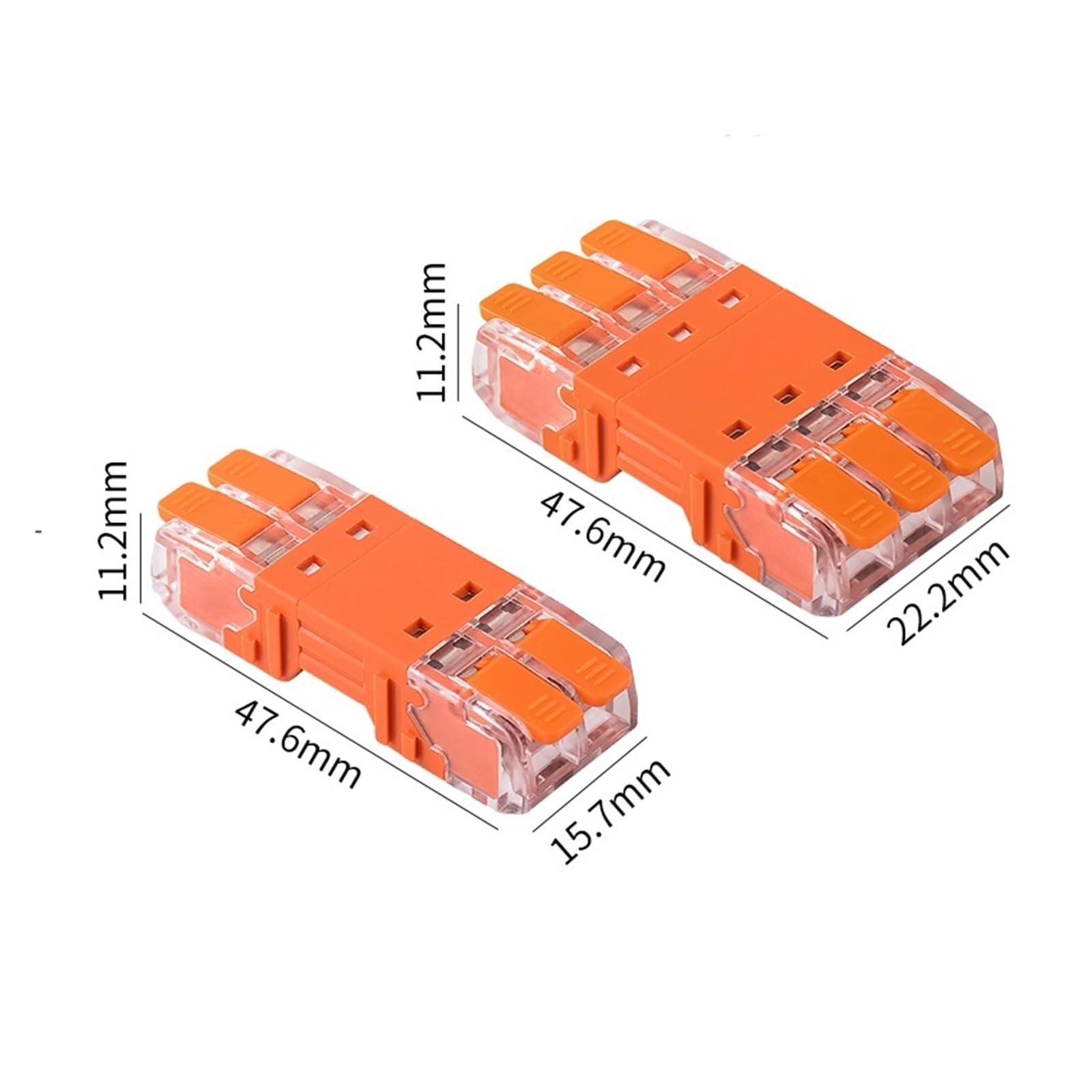 CMK64-Serie, 18-teiliges elektrisches Steckverbindungsset mit 2/3-Port-Kompaktkabelanschlüssen