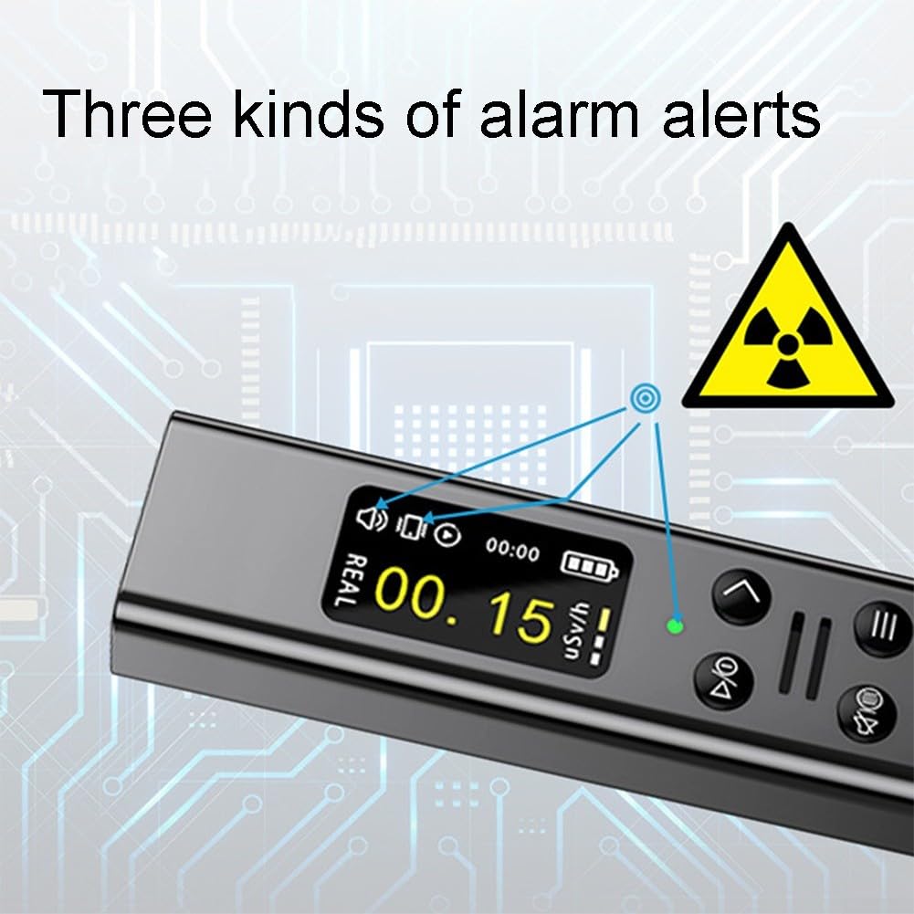 Detector de radiación nuclear Geiger Contador Geiger Tubo Probador de Radiación Dosímetro Personal
