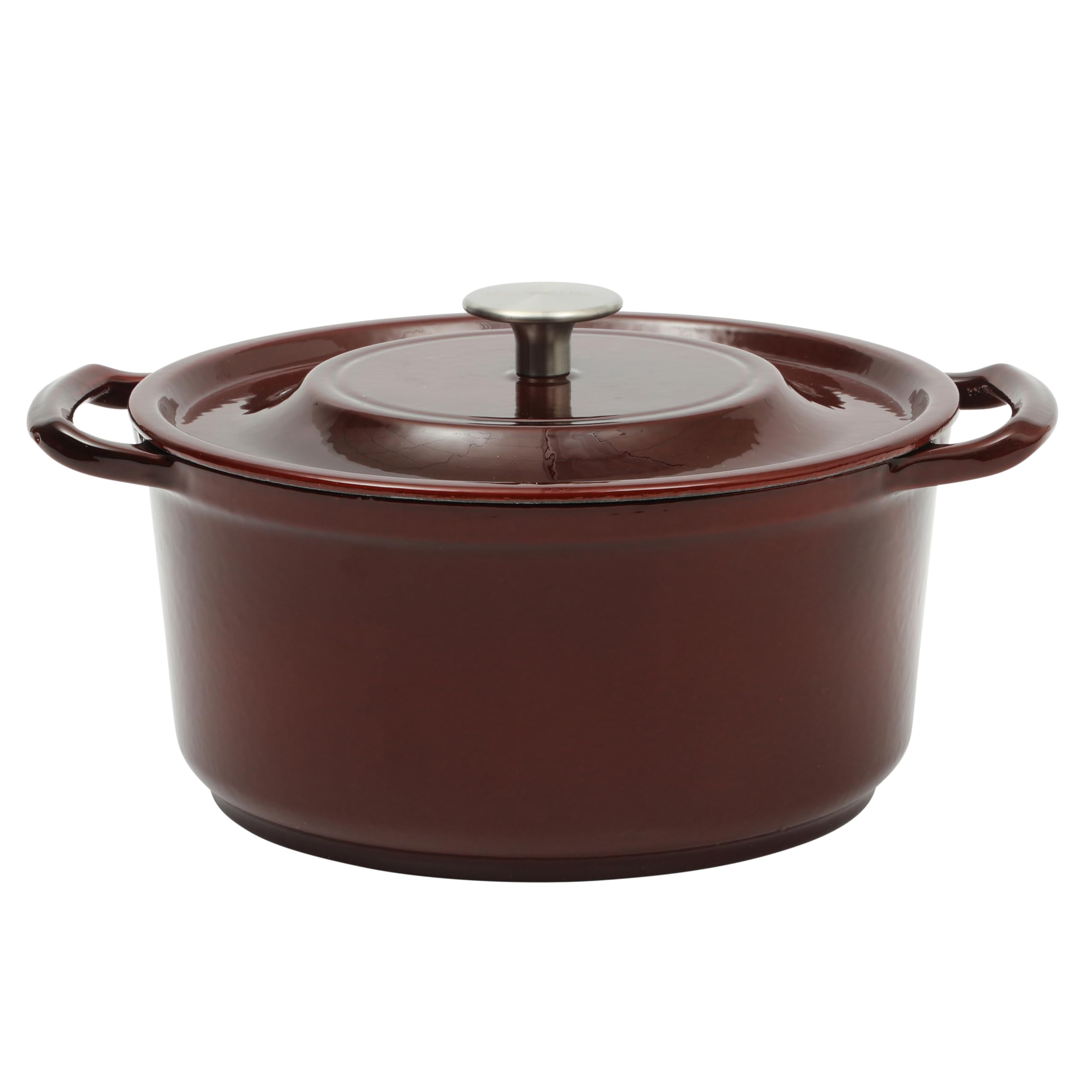Cocotte en fonte Kenmore 5 l rouge pour vos repas de famille dominicaux
