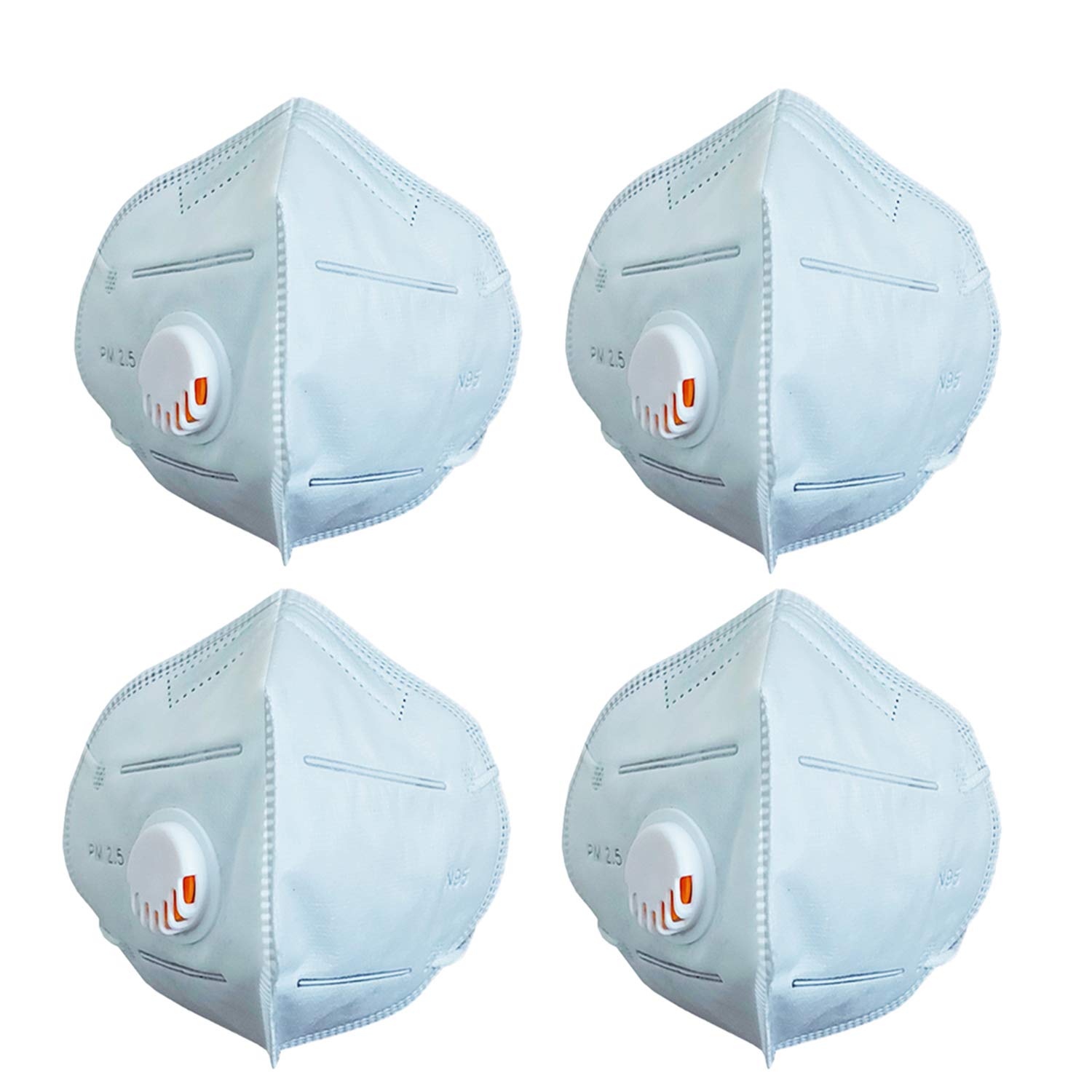 Glammore Non Woven Unisex Anti Dust N95 Face Mask with Valve - Colors/White, Free Size, Pack of 5 (B089FNSQRG) Amazon Price History, Amazon Price Tracker